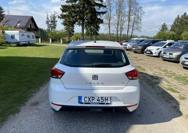 Seat Ibiza cena 56457 przebieg: 15610, rok produkcji 2019 z Rydułtowy małe 596